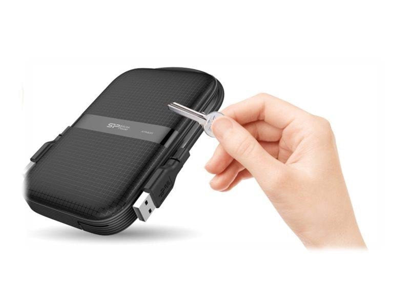 Silicon Power Armor A60 - Extern Festplatte - 4TB - Schwarz