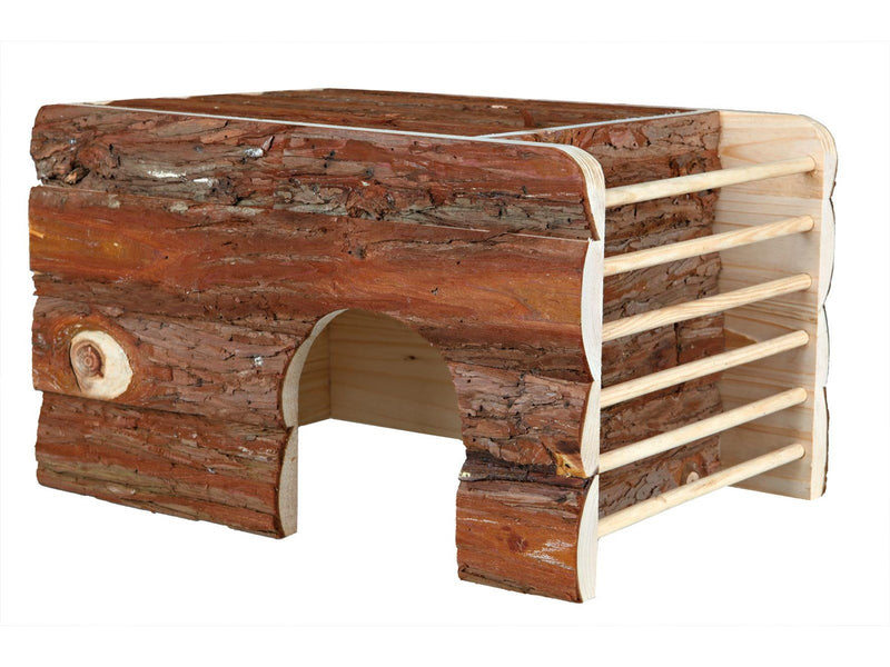 Trixie Ila house 2 exits/hay manger guinea pigs bark wood 40 × 25 × 29 cm