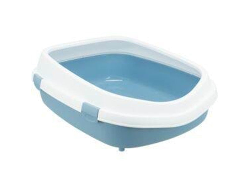 Trixie Primo XXL Katzenklo mit Rand 56 × 25 × 71 cm blau/weiß