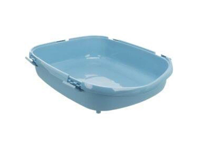 Trixie Primo XXL Katzenklo mit Rand 56 × 25 × 71 cm blau/weiß