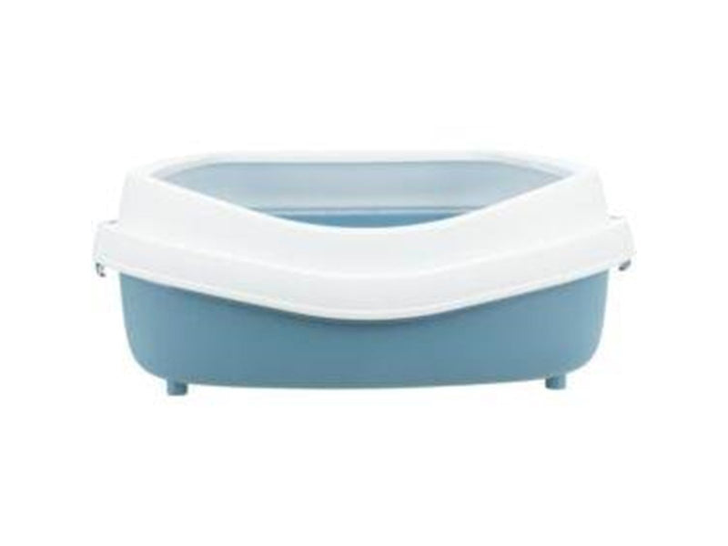 Trixie Primo XXL Katzenklo mit Rand 56 × 25 × 71 cm blau/weiß
