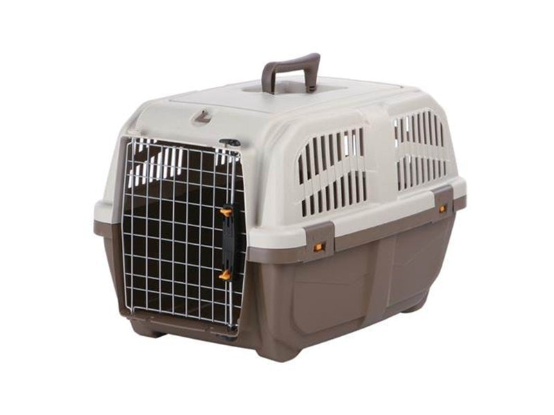 Trixie Skudo 3 transport box S: 40 × 39 × 60 cm taupe/sand