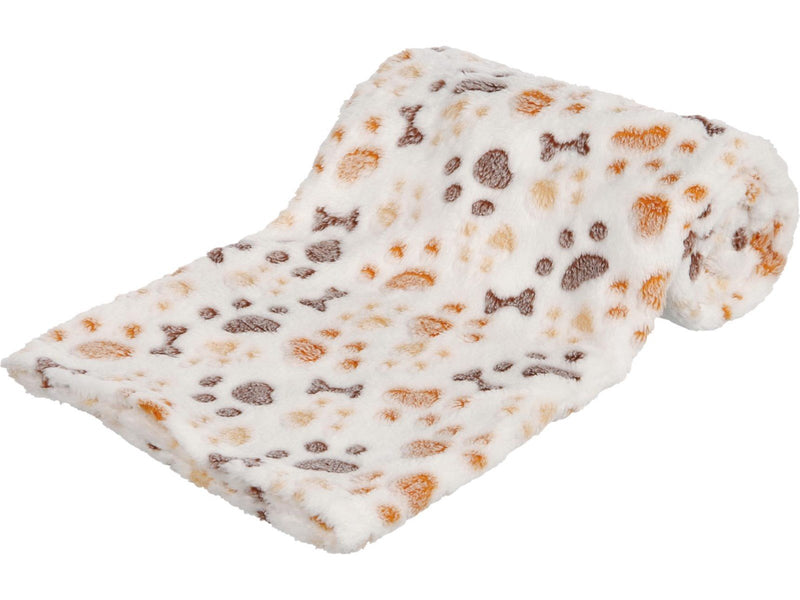 Trixie Lingo blanket soft fleece 100 × 75 cm white/beige