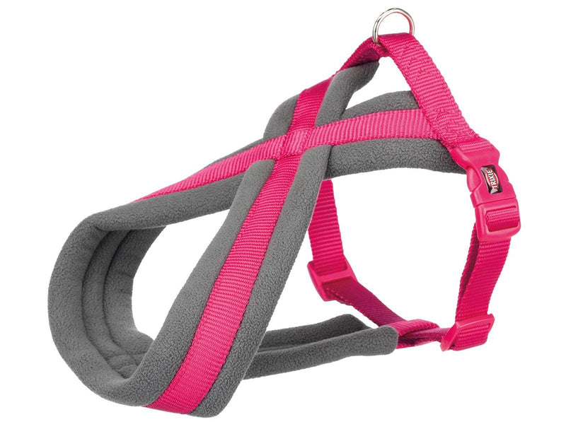 Trixie Premium touring harness XS–S: 30–55 cm/15 mm fuchsia