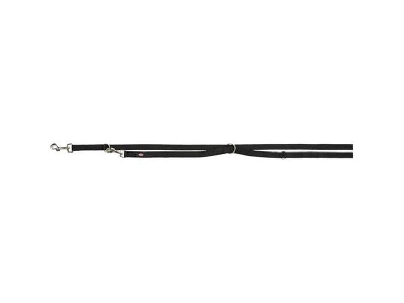 Trixie Premium adjustable leash double-layered L–XL: 2.00 m/25 mm black