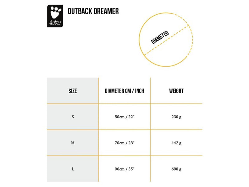 Hurtta Outback dreamer ECO hedge M diameter 70 cm