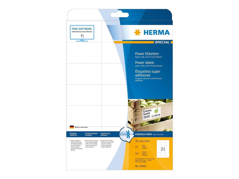 HERMA Special Power Labels