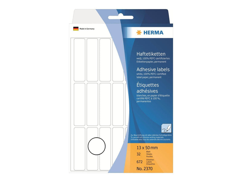 HERMA labels - 672 label(s) - 13 x 50 mm