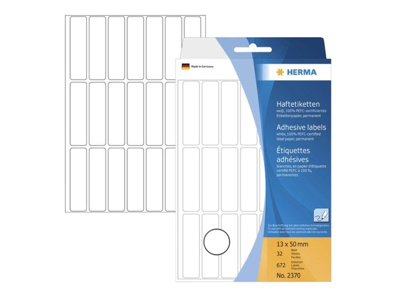 HERMA labels - 672 label(s) - 13 x 50 mm