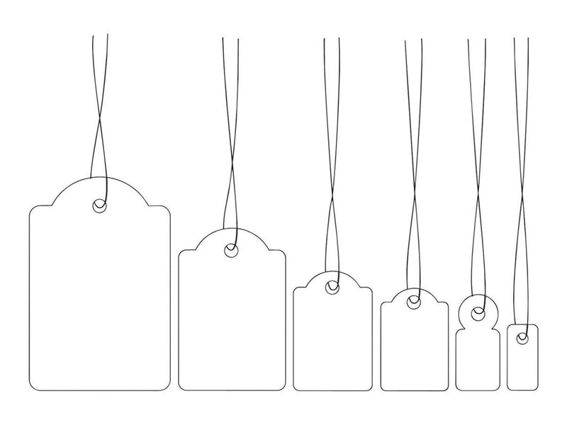 HERMA price tag labels - 1000 pcs. - 25 x 38 mm