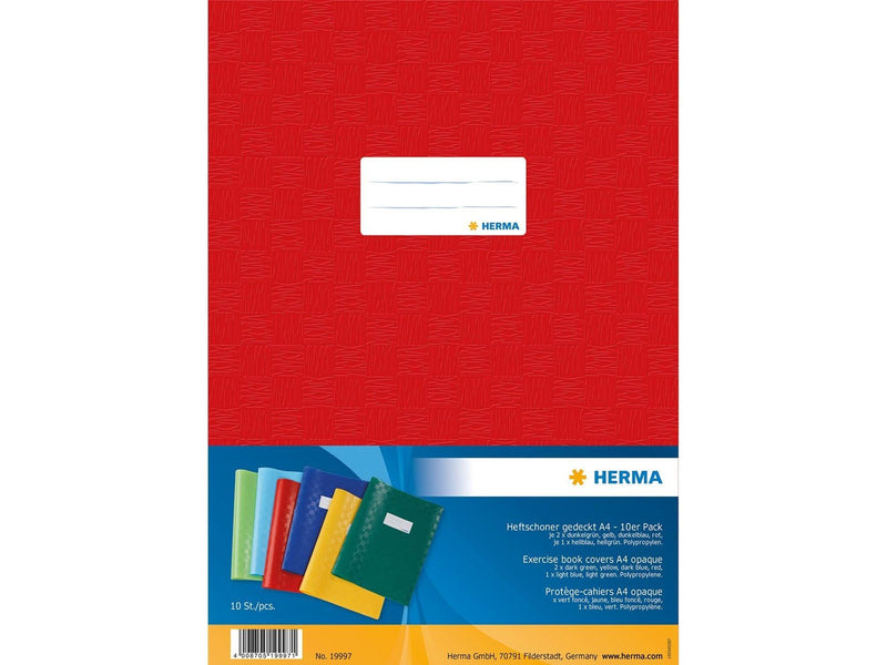 HERMA Assortment 10 exercise book covers A4 opaque