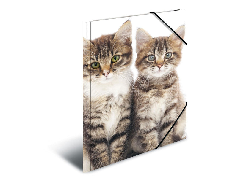 HERMA Elasticated folder A3 PP Cats