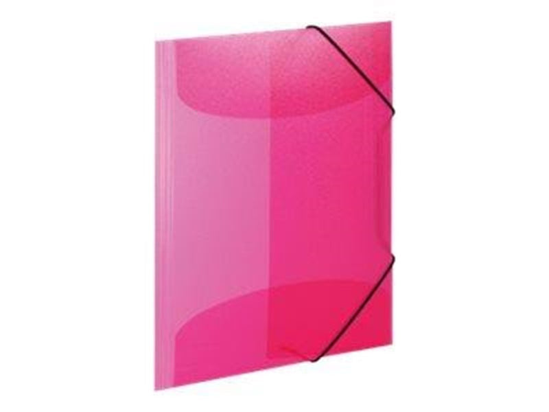 HERMA 3-flap folder - for A3 - translucent pink