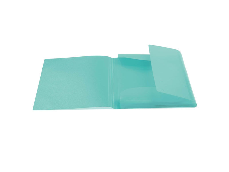 HERMA Elasticated folder A3 PP translucent turquoise