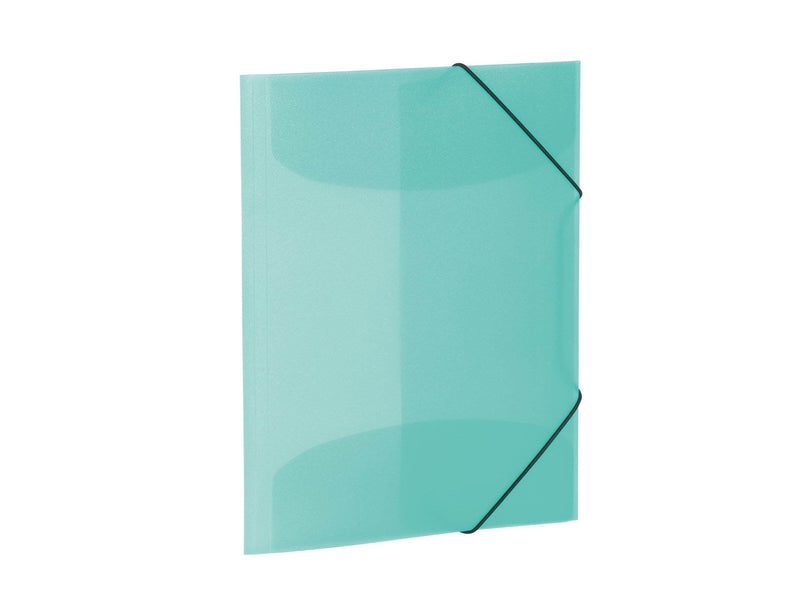 HERMA Elasticated folder A3 PP translucent turquoise