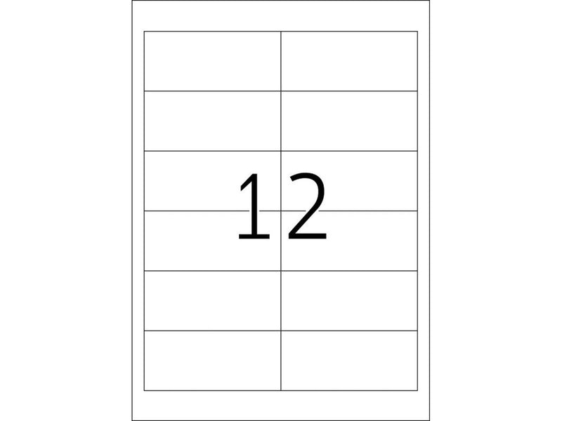 HERMA Power labels with strong adhesion A4 97 x 42.3 mm made of paper