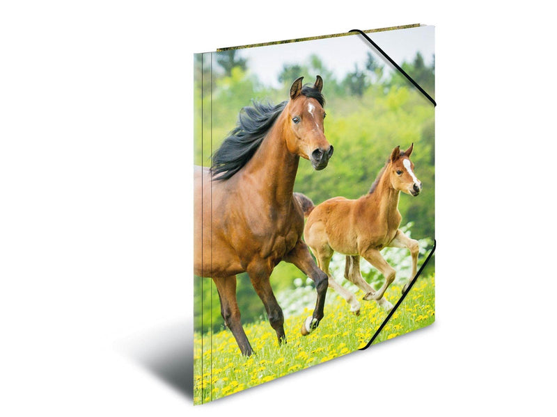 HERMA Elasticated folder A4 PP Horses