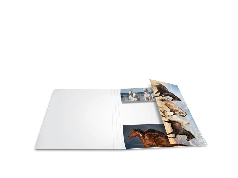HERMA Elasticated folder A3 cardboard horses