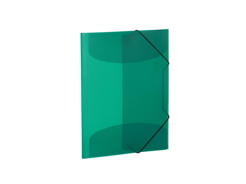 HERMA Elasticated folder A3 PP translucent dark green