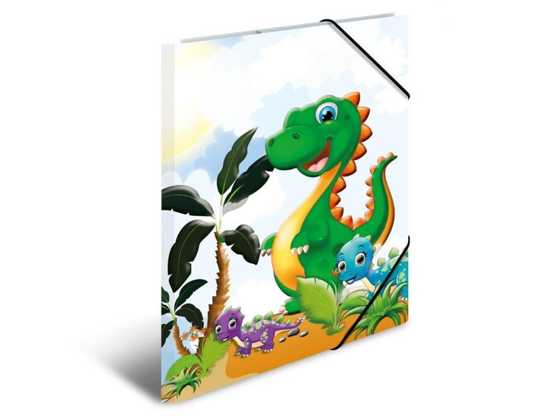 HERMA Elasticated folder A3 Cardboard Dinos