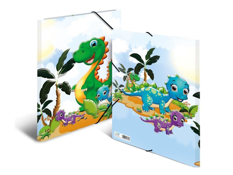HERMA Elasticated folder A3 Cardboard Dinos