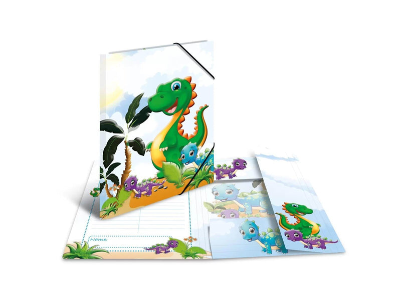 HERMA Elasticated folder A3 Cardboard Dinos
