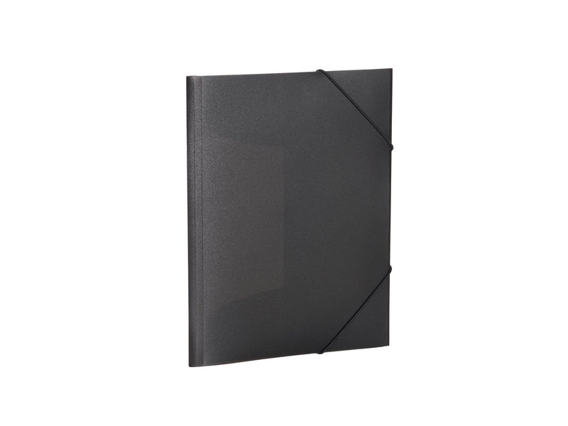 HERMA Elasticated folder A4 PP translucent black