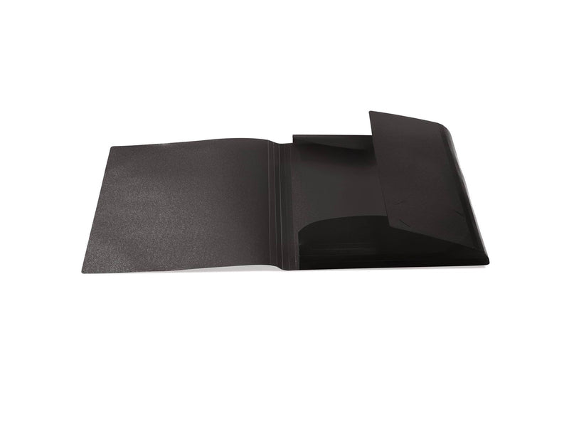 HERMA Elasticated folder A4 PP translucent black