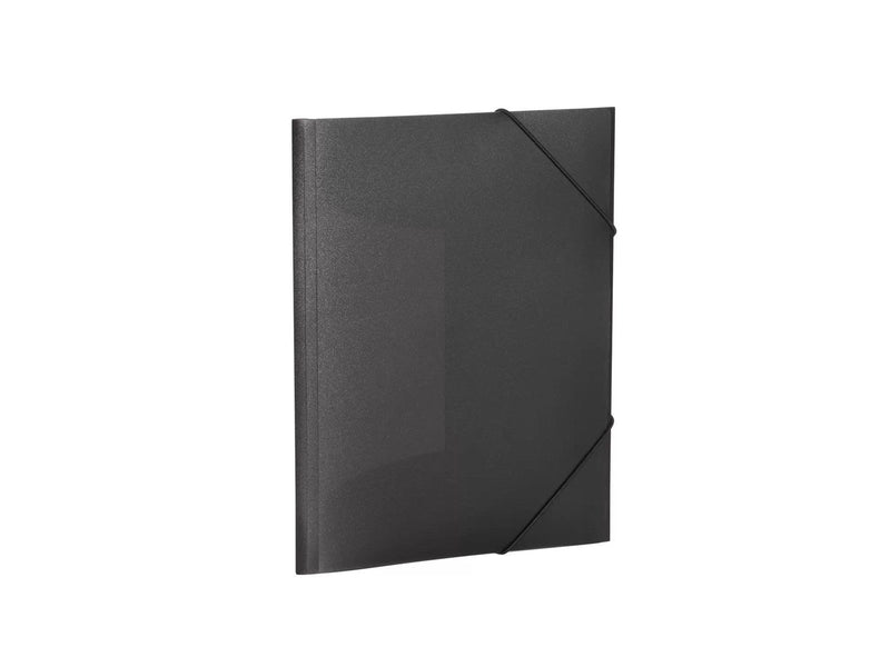 HERMA Elasticated folder A4 PP translucent black