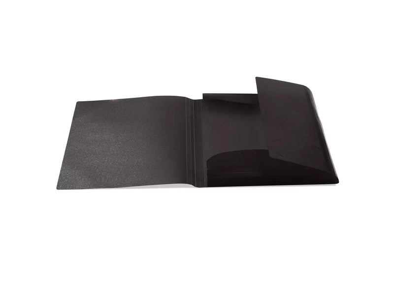 HERMA Elasticated folder A4 PP translucent black