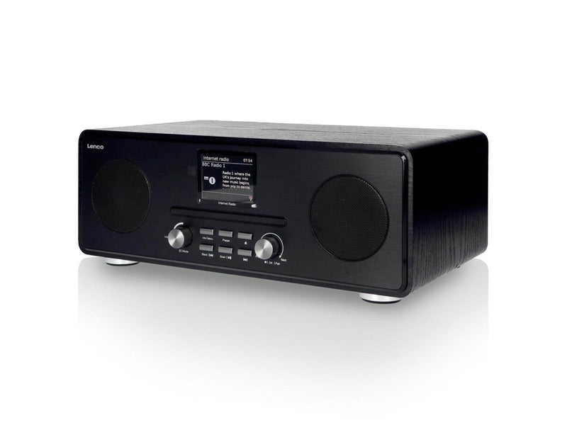 Lenco IR DAB+ FM radio with CD BT and RC - DAB+/FM - schwarz