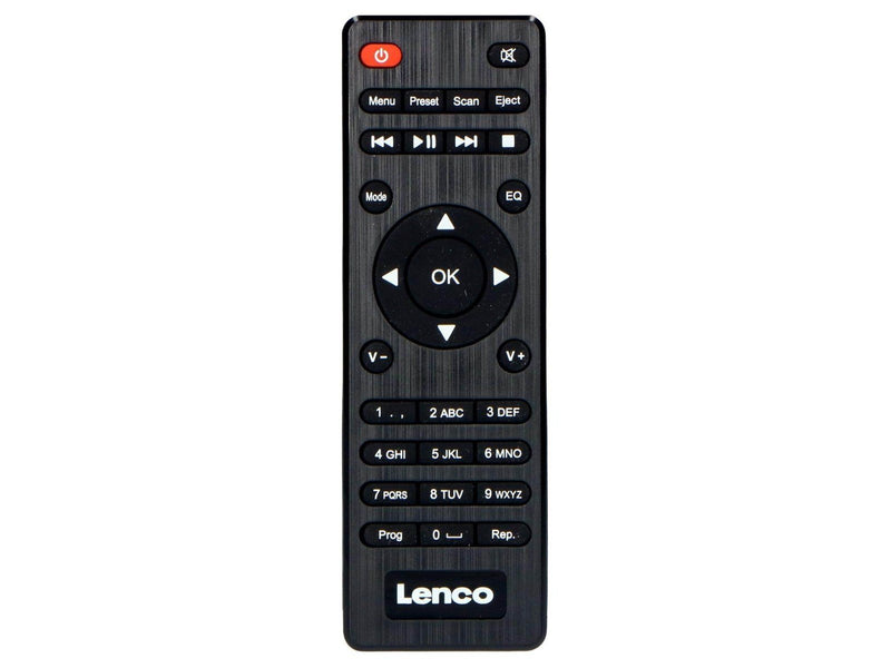Lenco IR DAB+ FM radio with CD BT and RC - DAB+/FM - schwarz