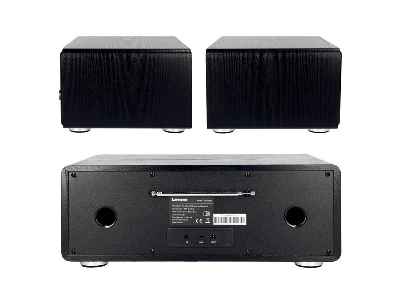 Lenco IR DAB+ FM radio with CD BT and RC - DAB+/FM - schwarz