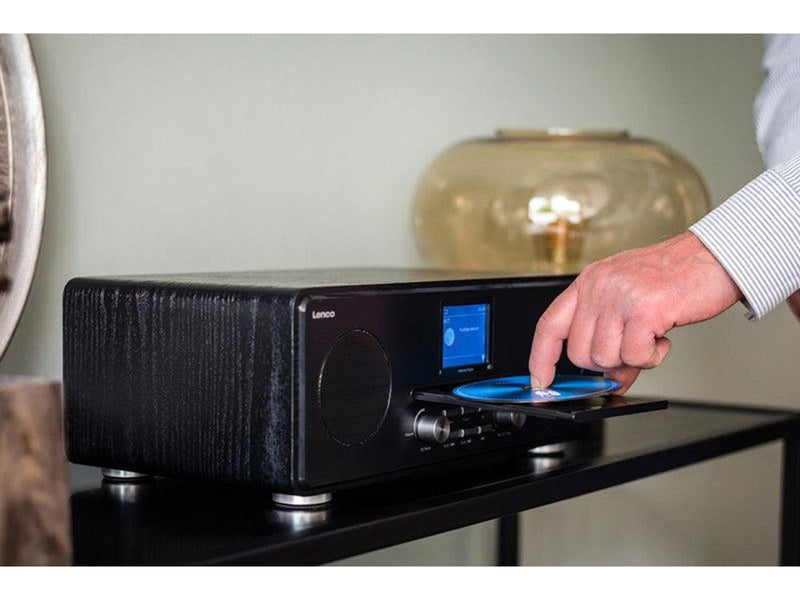 Lenco IR DAB+ FM radio with CD BT and RC - DAB+/FM - schwarz