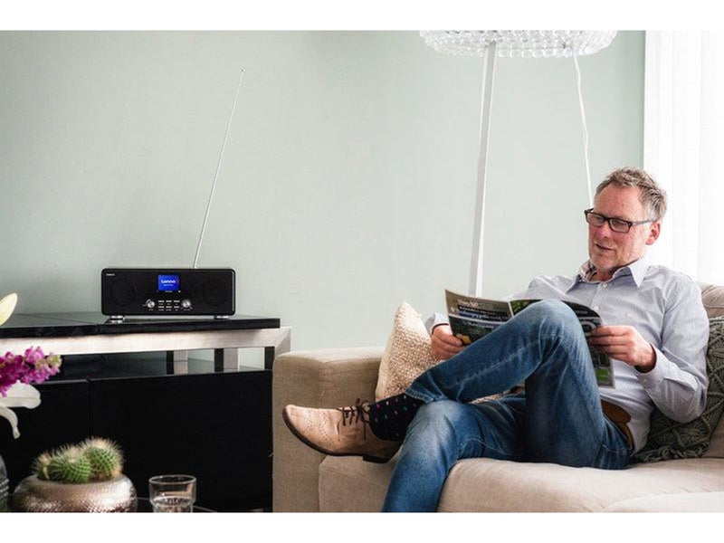 Lenco IR DAB+ FM radio with CD BT and RC - DAB+/FM - schwarz