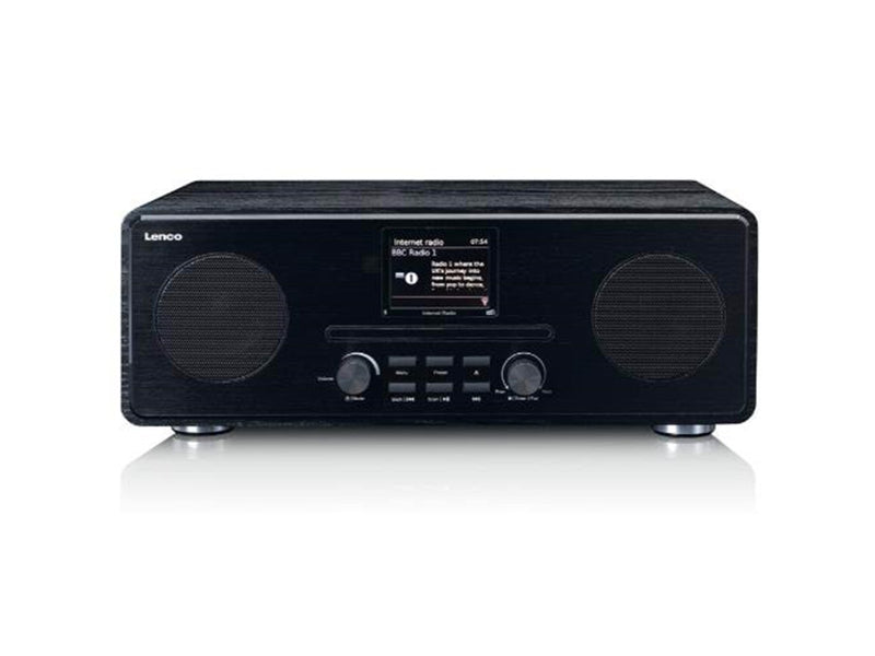 Lenco IR DAB+ FM radio with CD BT and RC - DAB+/FM - schwarz