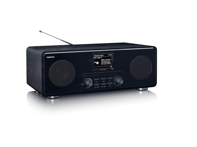 Lenco IR DAB+ FM radio with CD BT and RC - DAB+/FM - schwarz