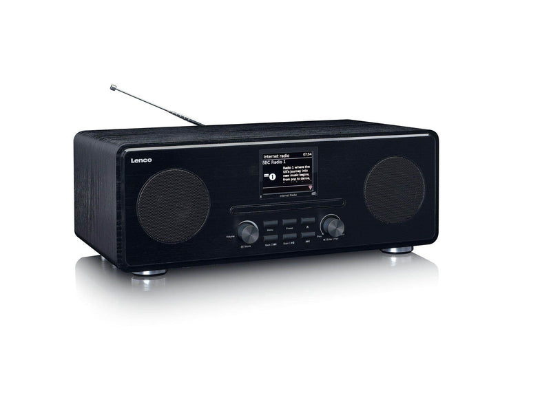 Lenco IR DAB+ FM radio with CD BT and RC - DAB+/FM - schwarz