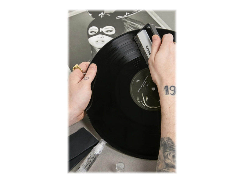 Lenco TTA-3IN1 - cleaning brush for vinyl record - carbon fibre - Plattenspieler