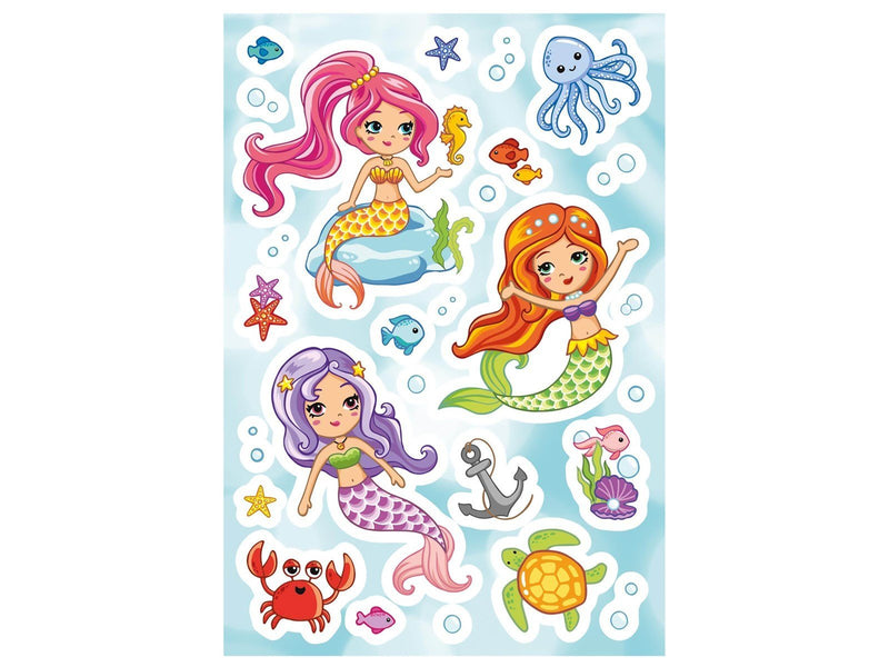 HERMA Stickers little mermaid Transpuffy