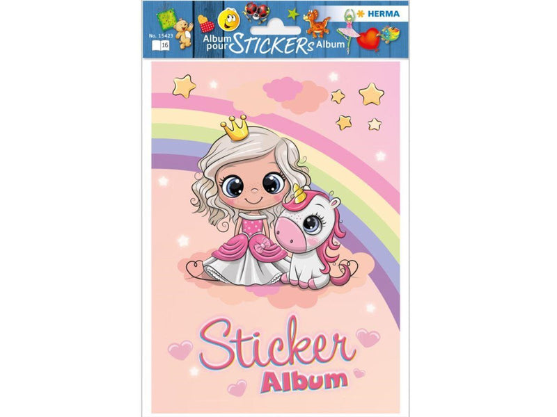 HERMA Sticker album Princess Sweetie A5 (16 pages blank)