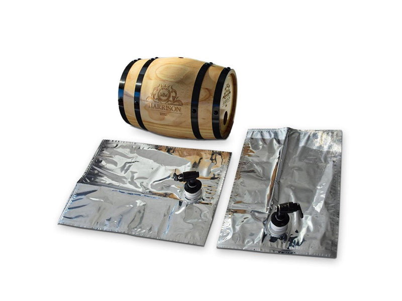 Mikamax Wooden Barrel Dispenser