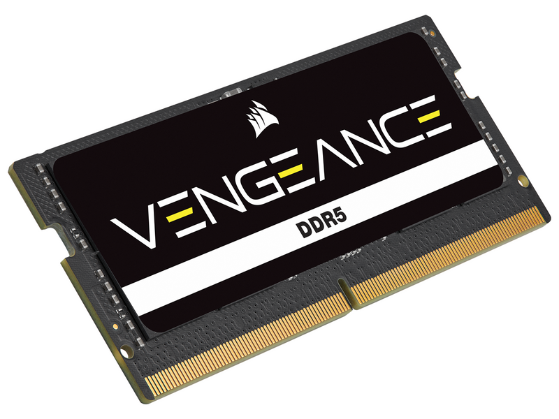 Corsair Vengeance SODIMM DDR5-4800 - 64GB - CL40 - Dual Channel (2 pcs) - Intel XMP - Schwarz