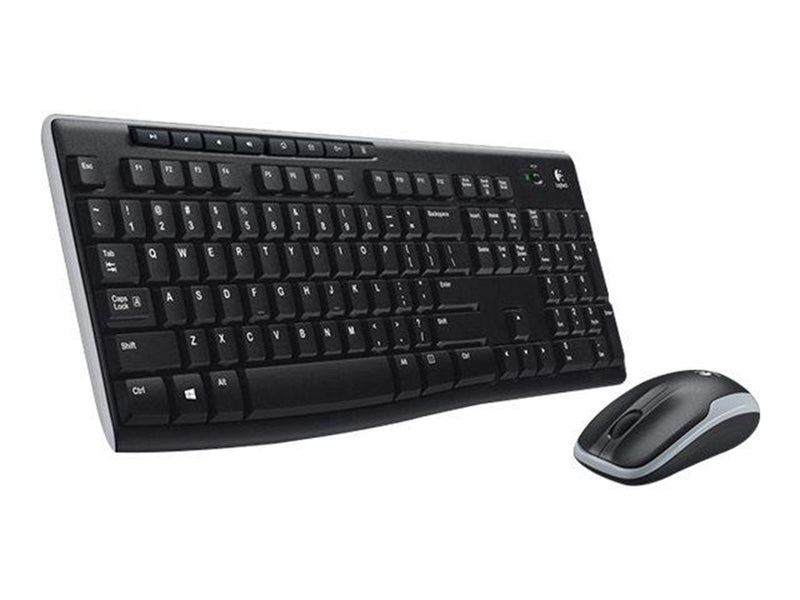 Logitech MK270 Wireless Combo - keyboard and mouse set - US International / Dutch (Qwerty) - Tastatur & Maus Set - Universal - S