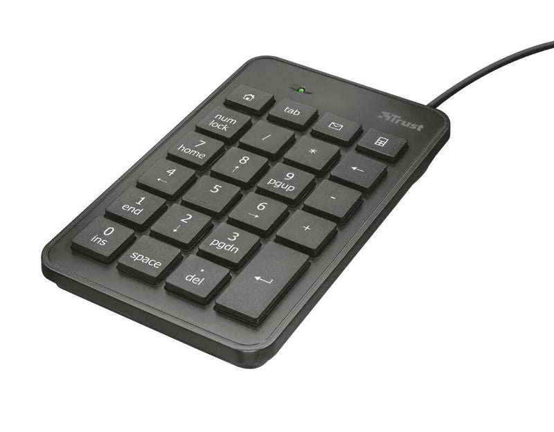 Trust Xalas USB-Zehnertastatur - Schwarz