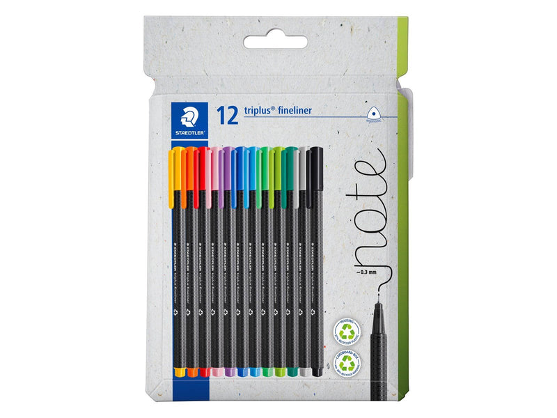 Staedtler Fineliner triplus rPP 12pcs