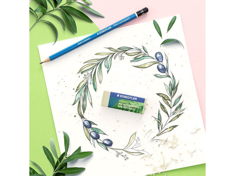 Staedtler Eraser 526 80 renew raw mat 56% 20 pcs.