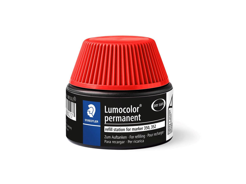 Staedtler Refill ink 4 pcs Lumocolor permanent Red