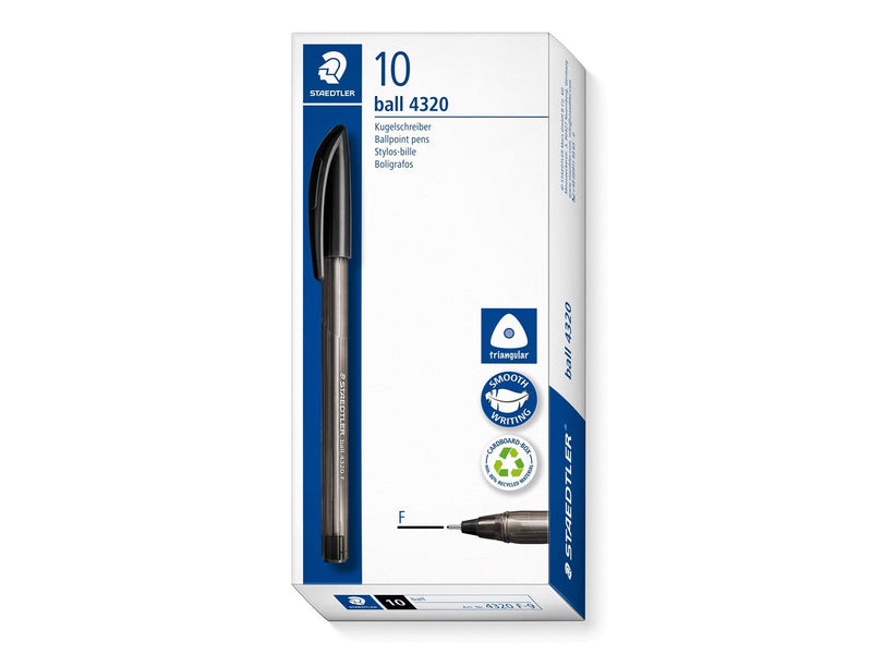 Staedtler Ballpoint pen ball 4320 10 pcs F black