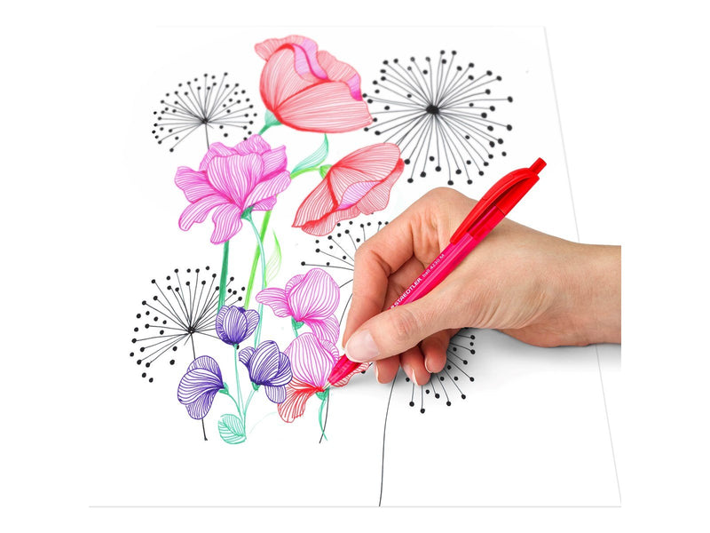 Staedtler Ballpoint pen ball 4230 10 pcs M red